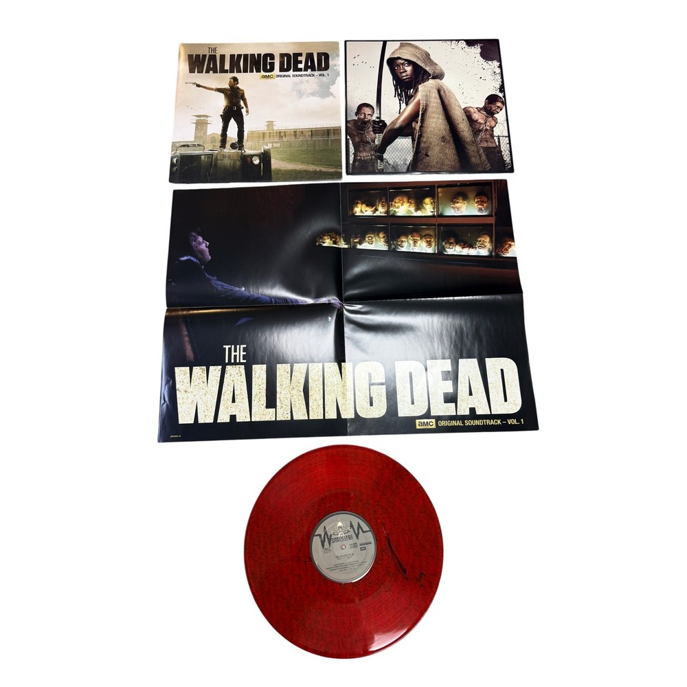 The Walking Dead Original Soundtrack Vol 1 Blood Red Marbled Vinyl LP Spacelab9